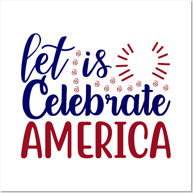 Is Celebrate America Wall Art by Saldi